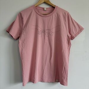 Pink Organic Cotton Graphic T-Shirt